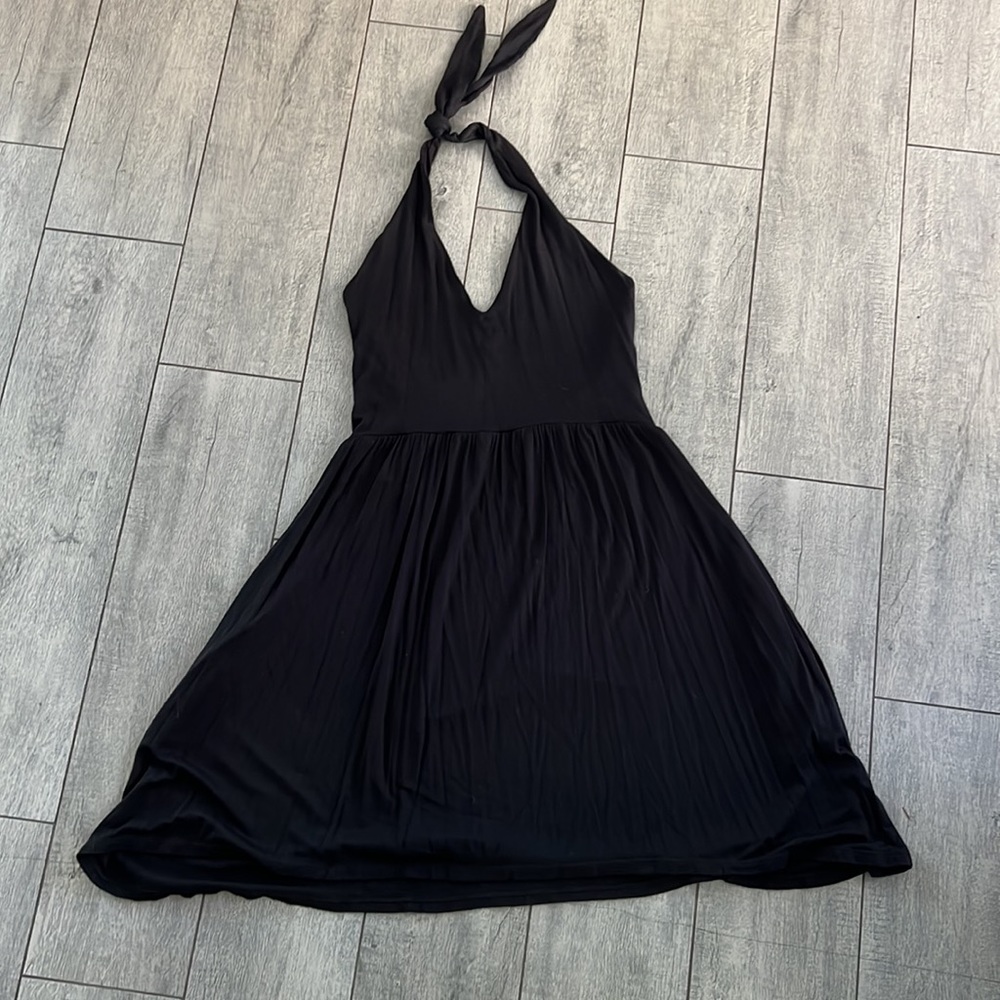 Amanda Uprichard Halter Mini Dress with Pockets Size S